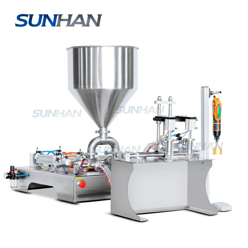 Semi-automatic Spout Pouch Bag Baby Food Mud Mask Detergent Cosmetic Serum Stand Up Pouch Bag Filling Capping Machine - Image 7