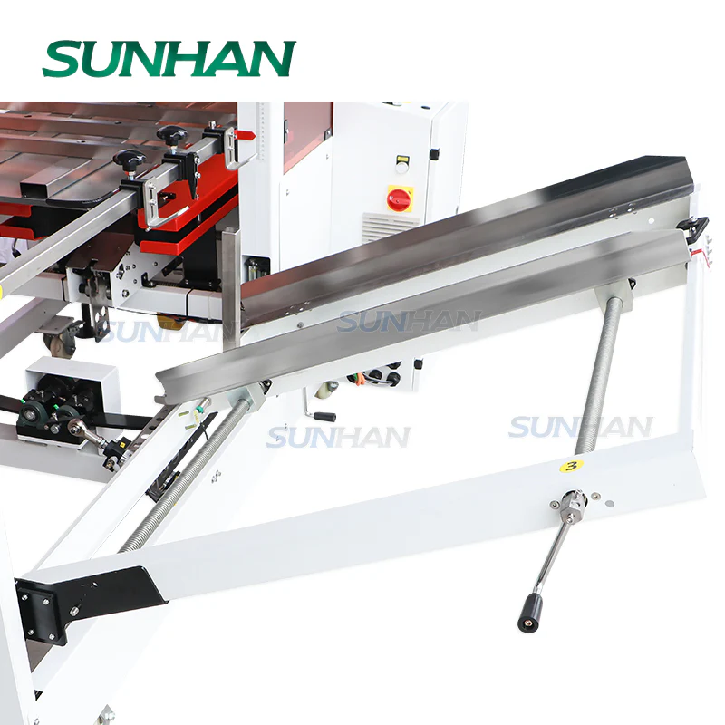 SUNHAN SH-SVCF70H Automatic Servo Cardboard Case Carton Boxes Erector Forming Sealer Erecting Machine - Image 3