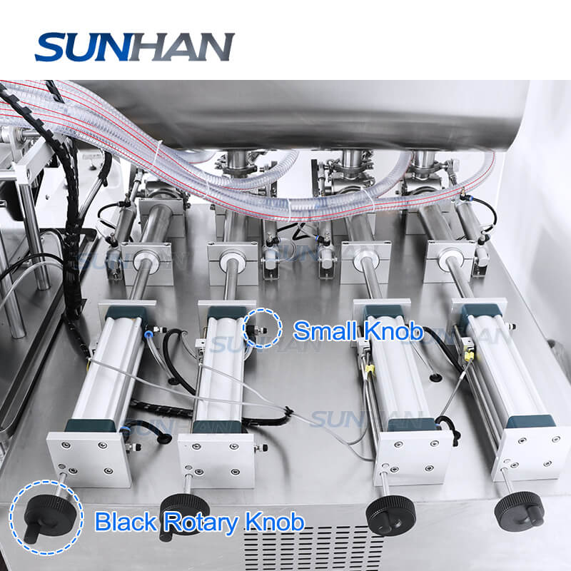 Automatic Pepper 4 Heads Honey Filler Hot Sauce Bottled Ketchup Mayonnaise Piston Pump Filling Machine - Image 3