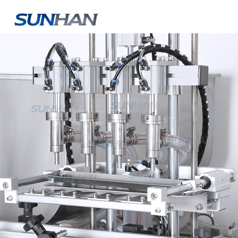 Automatic Pepper 4 Heads Honey Filler Hot Sauce Bottled Ketchup Mayonnaise Piston Pump Filling Machine - Image 6
