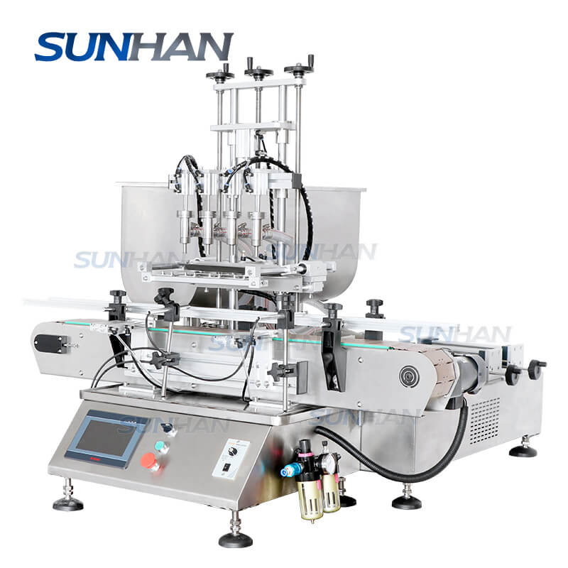Automatic Pepper 4 Heads Honey Filler Hot Sauce Bottled Ketchup Mayonnaise Piston Pump Filling Machine - Image 8