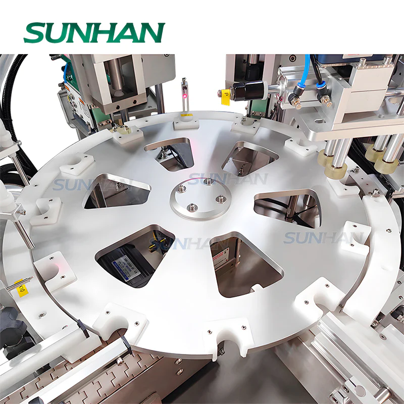 SUNHAN SH-AFCL8 Automatic Roll-on Bottle Deodorant Perfume Oil Serums Filling Capping And Cartoning Machine Line - Image 3