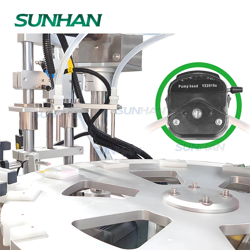 SUNHAN SH-AFCL8 Automatic Roll-on Bottle Deodorant Perfume Oil Serums Filling Capping And Cartoning Machine Line - Image 4