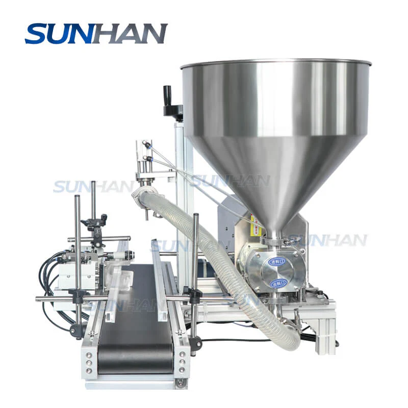 Tabletop Small Jam Jar Rotor Lobe Pump Chilli Sauce Ketchup Cosmetic Cream Tomato Paste Filling Machine - Image 4